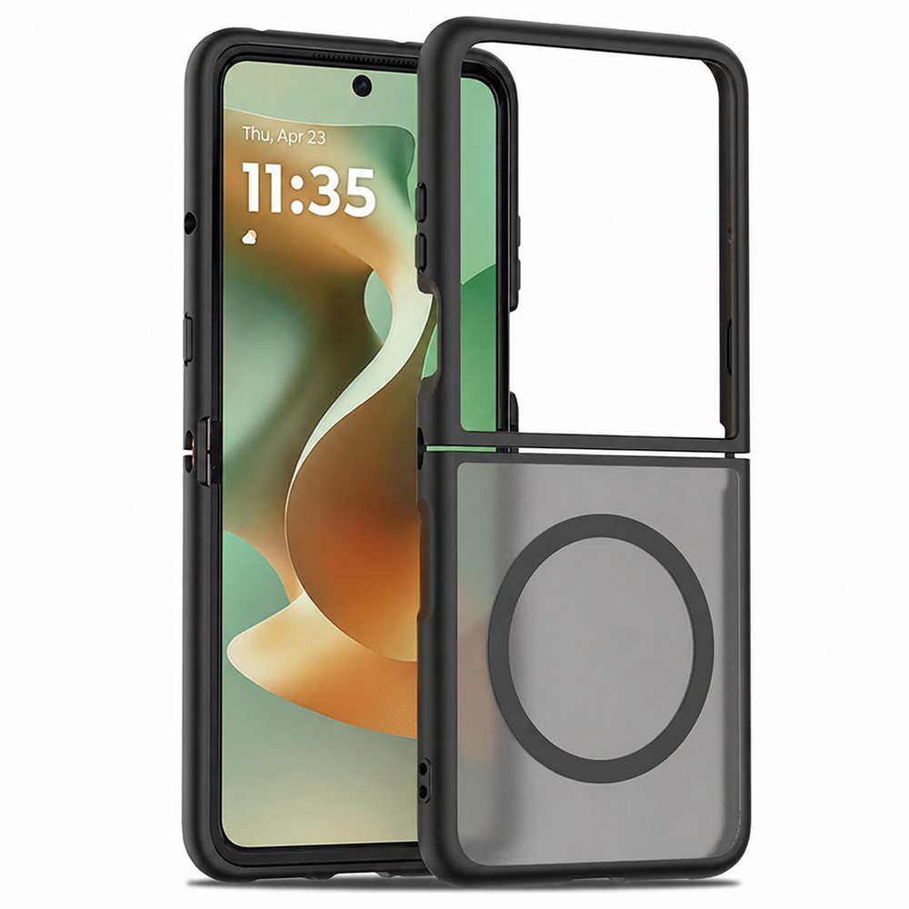 Kryt Techsuit PureFrost MagSafe pro Motorola Razr 60 a Razr 70 matně černý