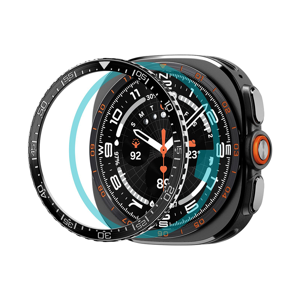 Ochranná luneta Spigen Bezel Tune Diver ACS11617 pro Samsung Galaxy Watch Ultra 2 černá