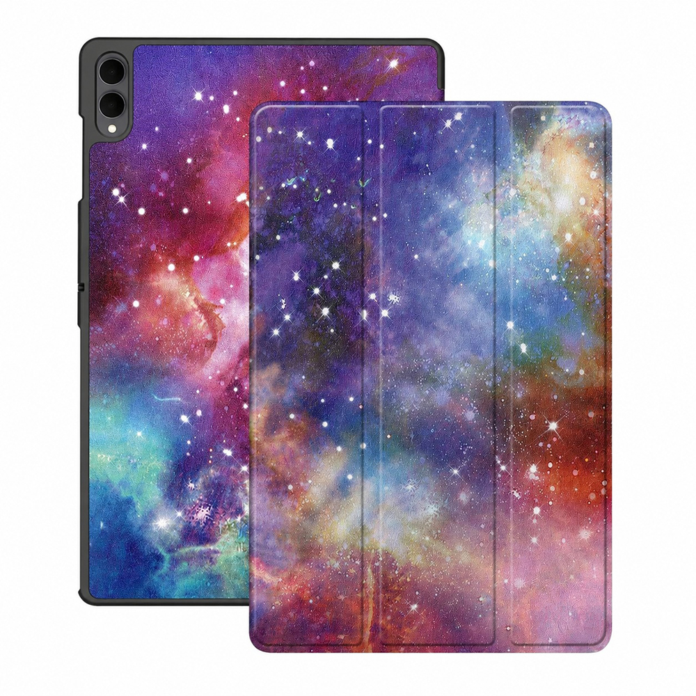 Pouzdro Techsuit FoldPro pro Samsung Galaxy Tab S11 Ultra / Tab S12 Ultra s motivem galaxie