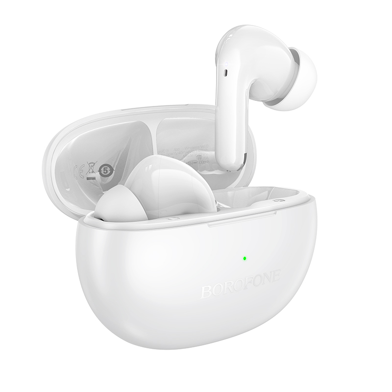 Bluetooth sluchátka Borofone FQ16 Star ANC ENC Smart AI bílá