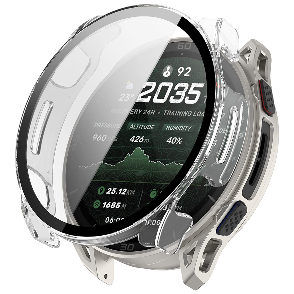 Kryt na hodinky Techsuit Defense360 Pro s ochrannou fólií pro Amazfit Cheetah 2 Ultra čirý