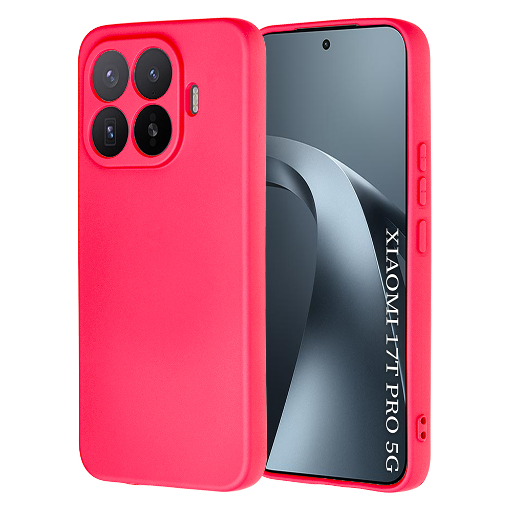 Kryt Techsuit SoftFlex pro Xiaomi 17T Pro sytě růžový