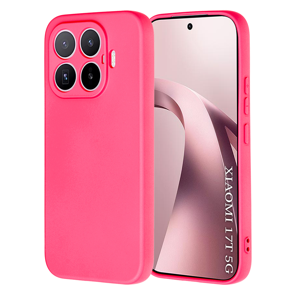 Kryt Techsuit SoftFlex pro Xiaomi 17T sytě růžový