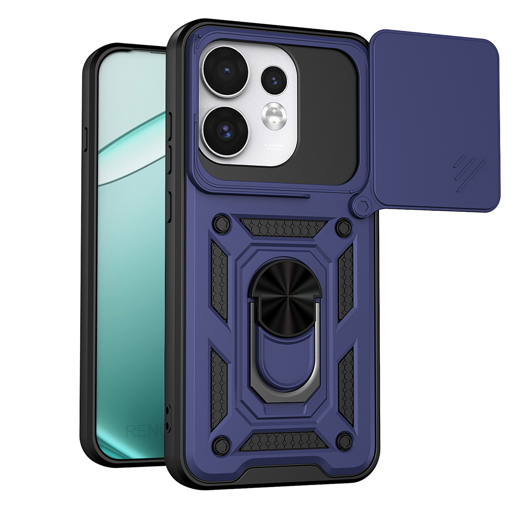 Kryt Techsuit CamShield s krytkou fotoaparátu pro Oppo Reno16 a Reno16 Pro modrý