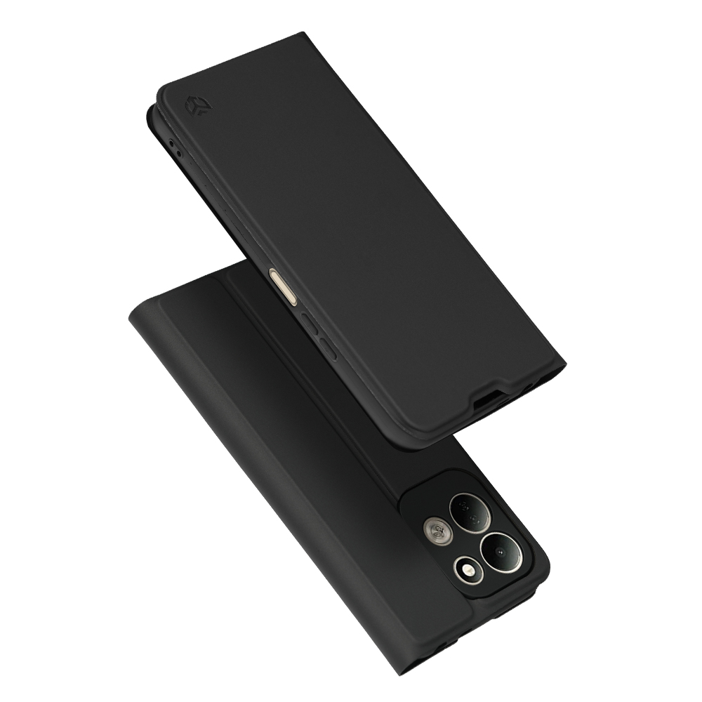 Pouzdro Techsuit Magskin Book pro Xiaomi Redmi 17 4G a Redmi 17 5G černé