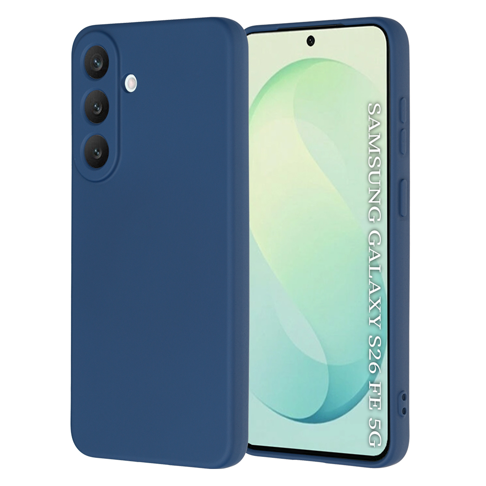 Kryt Techsuit SoftFlex pro Samsung Galaxy S26 FE a S25 FE tmavě modrý
