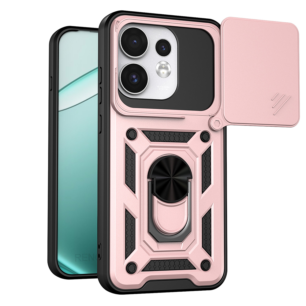 Kryt Techsuit CamShield pro OPPO Reno16 a Reno16 Pro růžově zlatý