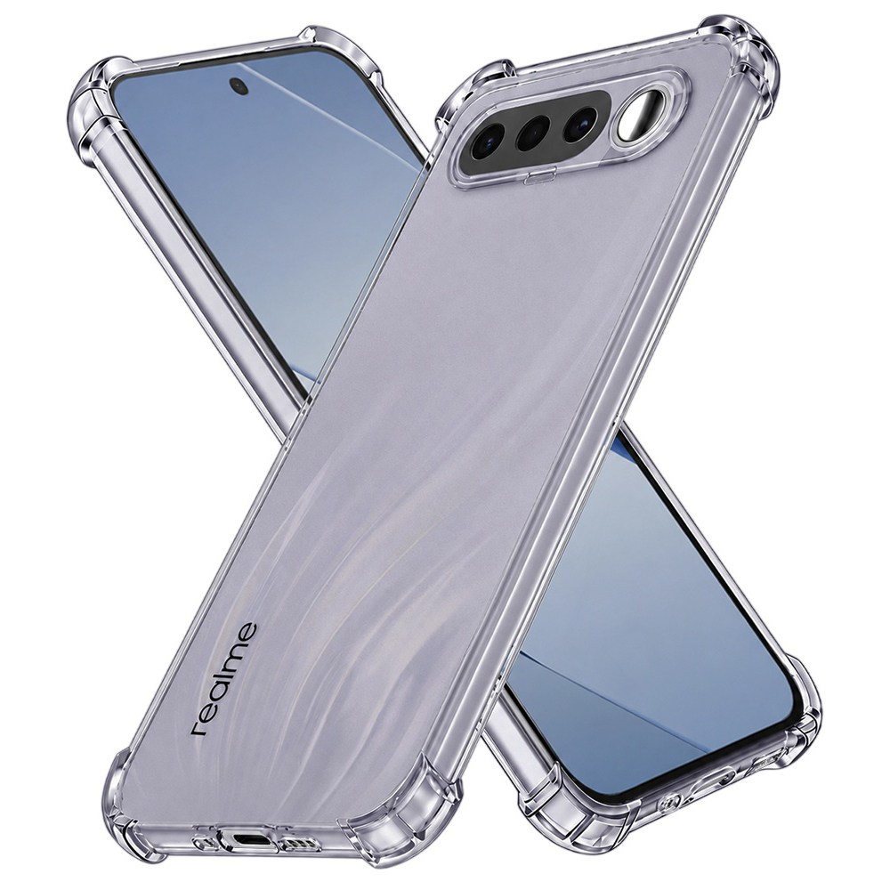 Kryt Techsuit Shockproof Clear pro Realme 16 5G kouřově černý