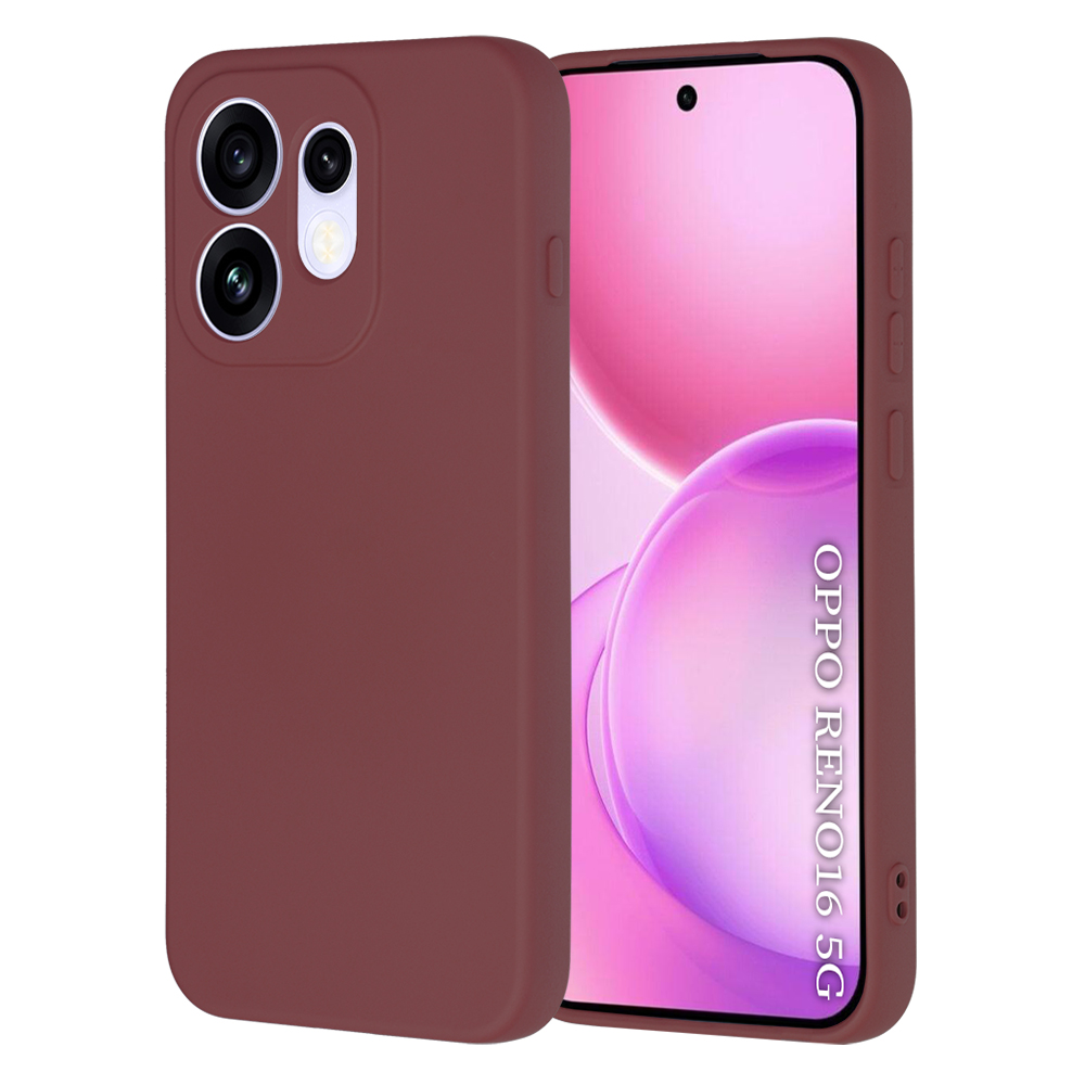 Kryt Techsuit SoftFlex pro OPPO Reno16 švestkově červený