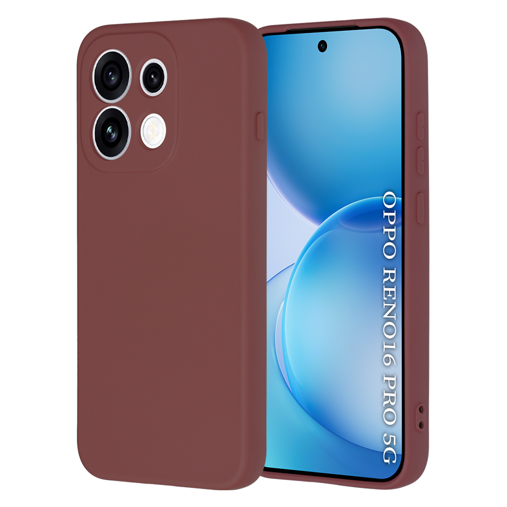 Kryt Techsuit SoftFlex pro Oppo Reno16 Pro švestkově červený