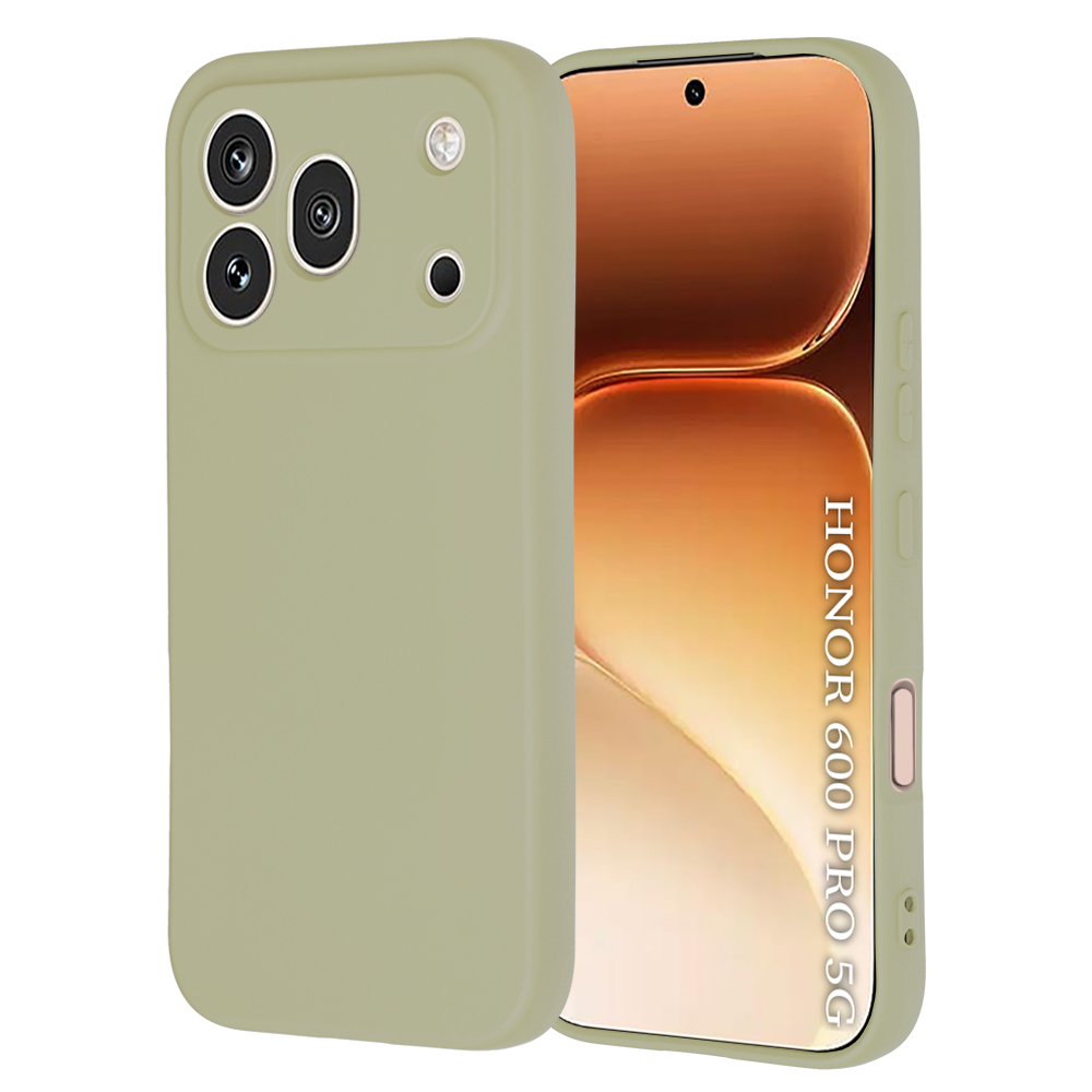 Kryt Techsuit SoftFlex pro Honor 600 Pro zelený v odstínu matcha