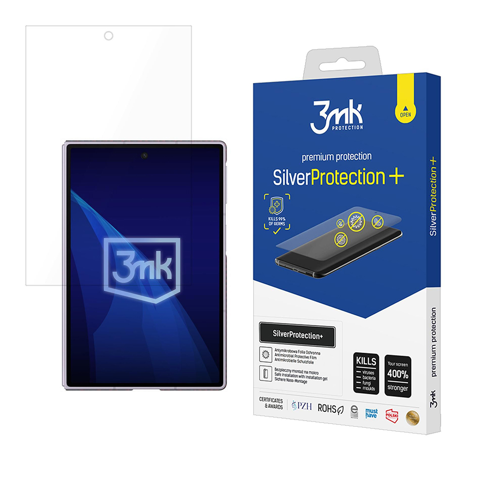 Antimikrobiální ochranná fólie 3mk SilverProtection+ pro Samsung Galaxy Z Fold8 čirá