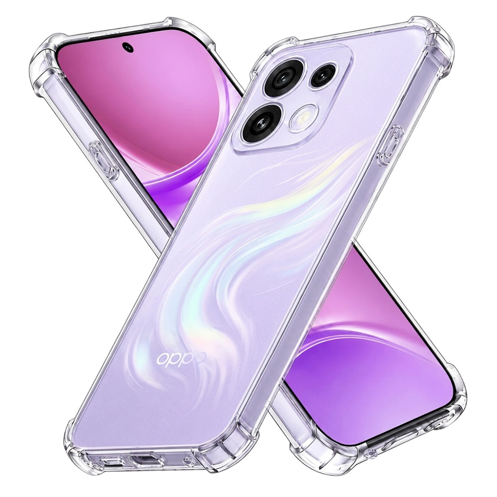 Kryt Techsuit Shockproof Clear Silicone pro Oppo Reno16 čirý