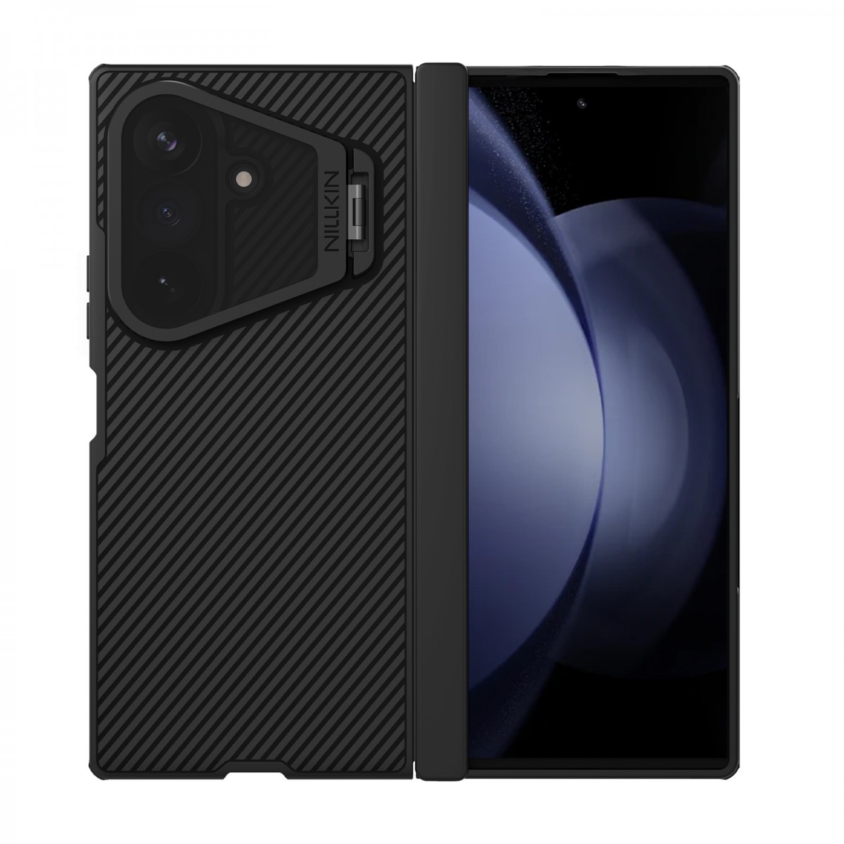 Kryt Nillkin CamShield Prop Magnetic Transparent Lens pro Samsung Galaxy Z Fold 8 Ultra černý