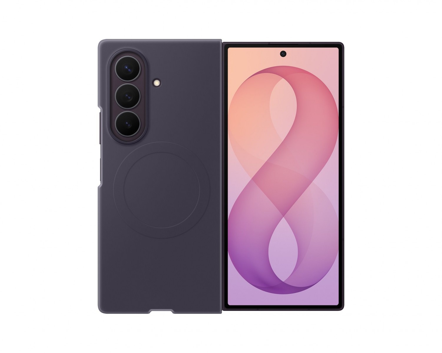 Kryt EF-EF976CVE Samsung silikonový magnetický pro Galaxy Z Fold 8 Ultra fialový