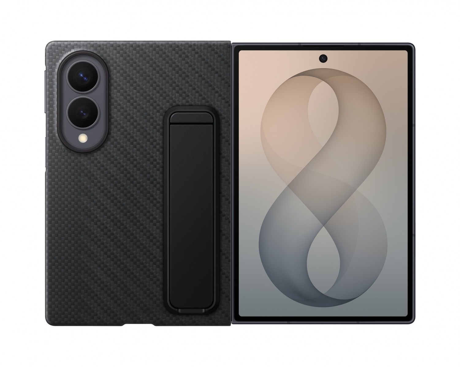 Kryt EF-XF971SBE Samsung Carbon pro Galaxy Z Fold 8 černý