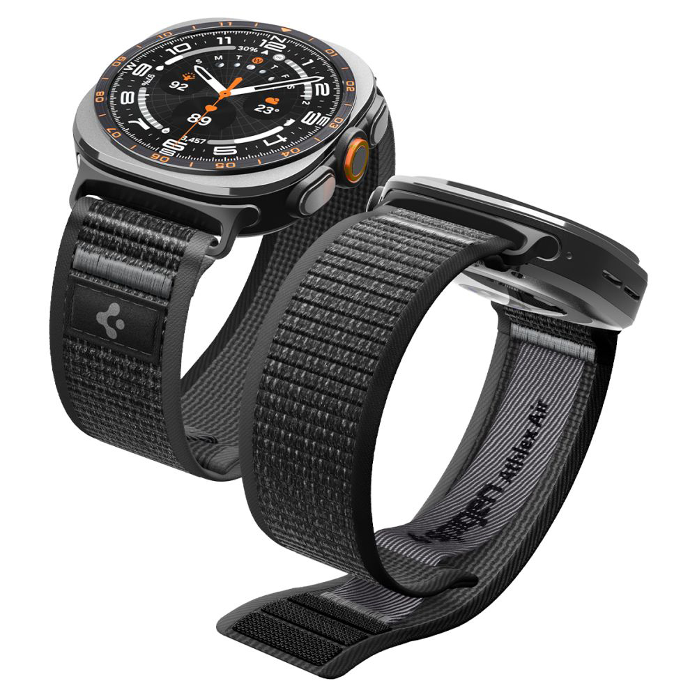Řemínek Spigen Athlex Air pro Samsung Galaxy Watch Ultra 2 / Watch Ultra 47 mm černošedý