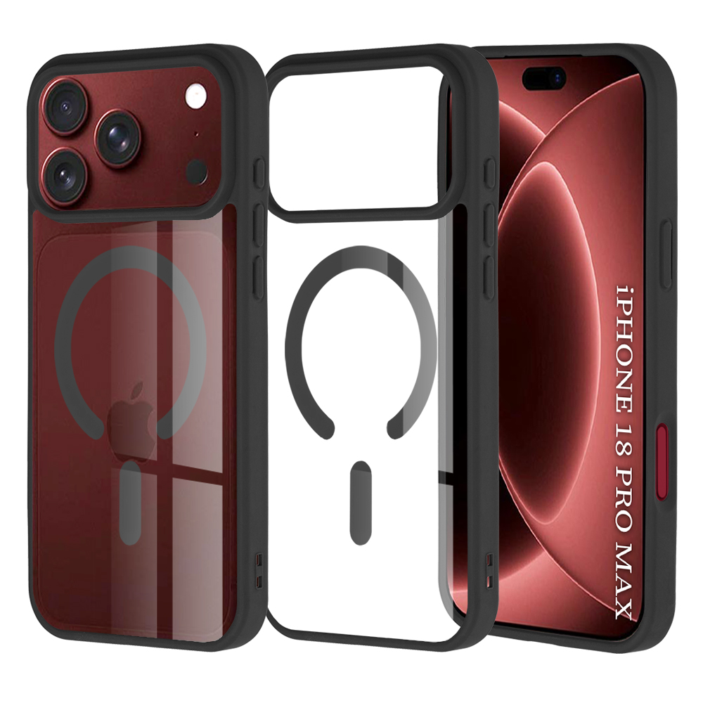 Kryt Techsuit MagSafe Pro na iPhone 18 Pro Max / iPhone 17 Pro Max černý