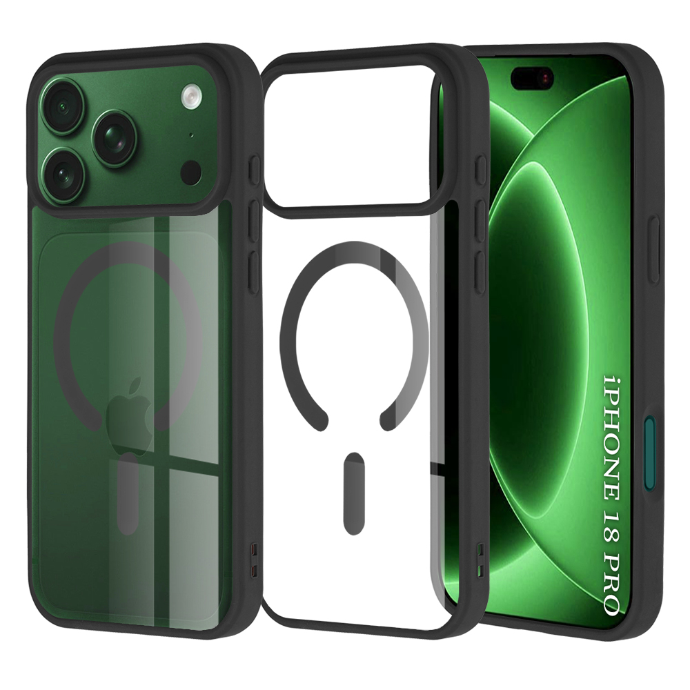Kryt Techsuit MagSafe Pro na iPhone 18 Pro / iPhone 17 Pro černý