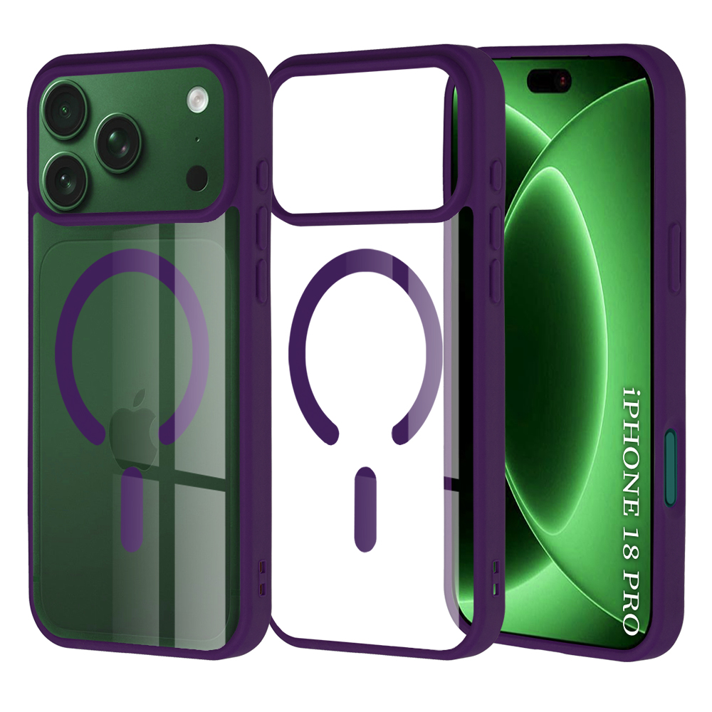 Kryt Techsuit MagSafe Pro na iPhone 18 Pro / iPhone 17 Pro fialový