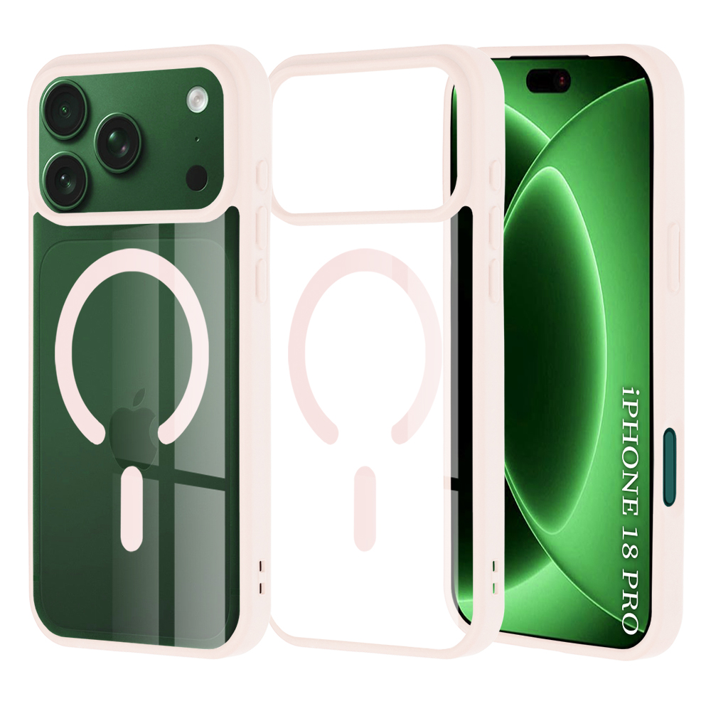 Kryt Techsuit MagSafe Pro na iPhone 18 Pro / iPhone 17 Pro tělově růžový