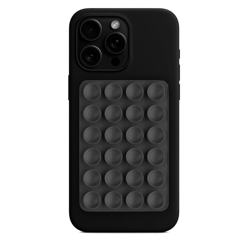 Přísavný držák na telefon Techsuit SC-PAD pro selfie antracitově šedý
