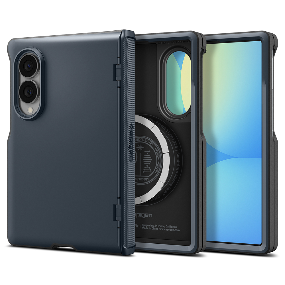 Kryt Spigen Slim Armor Pro MagFit pro Samsung Galaxy Z Fold8 kovově šedý