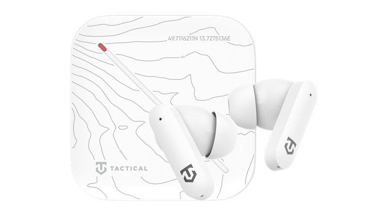 Bezdrátová sluchátka Tactical StrikePods Bahna Arctic bílá