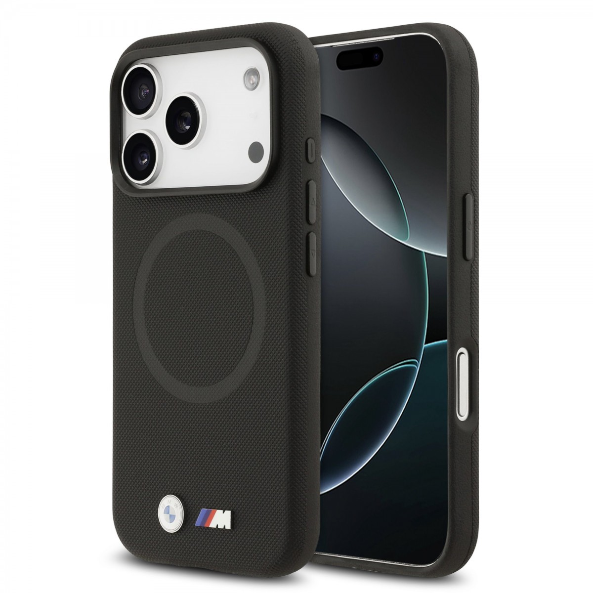 Kryt BMW M FW Metal Logo MagSafe pro Apple iPhone 17 Pro černý