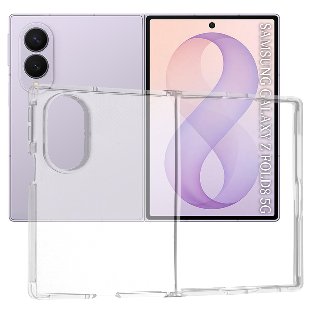 Kryt Techsuit Clear Silicone pro Samsung Galaxy Z Fold8 průhledný