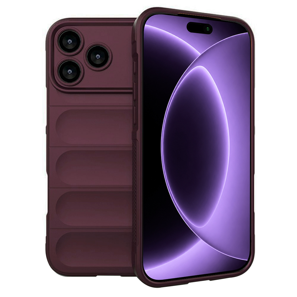 Kryt Techsuit Magic Shield pro iPhone 18 Pro / iPhone 17 Pro vínový