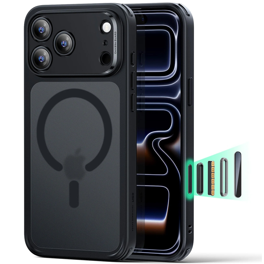 Kryt ESR Classic Hybrid HaloLock pro iPhone 18 Pro / iPhone 17 Pro matně černý