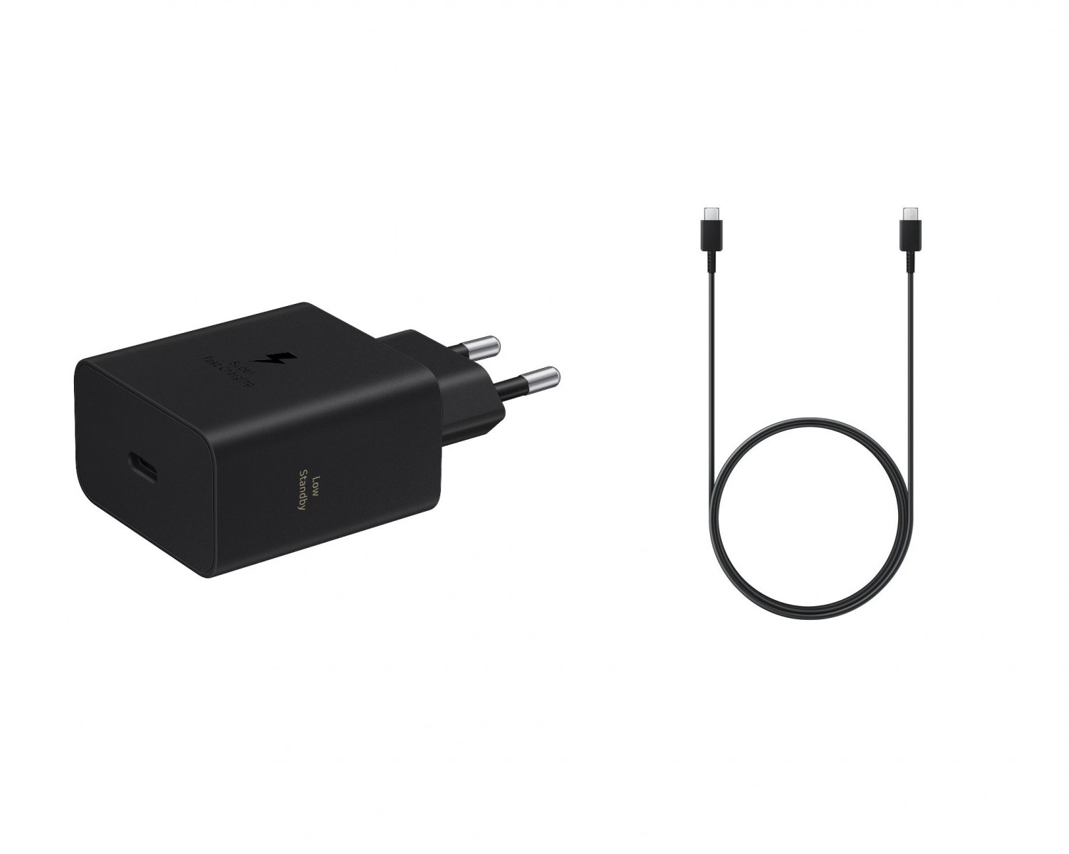 Nabíječka Samsung EP-T6010NBE 60 W USB-C s kabelem USB-C/USB-C 3 A černá OOB Bulk