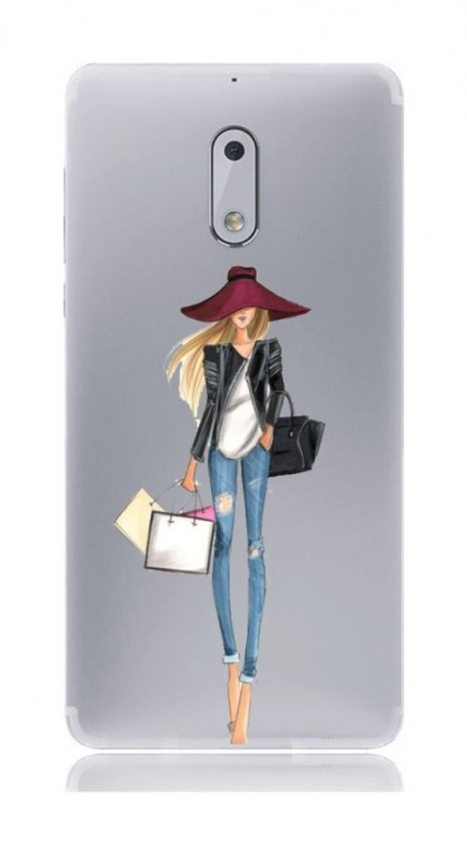 Zadní silikonový kryt na mobil Nokia 6 Lady 2