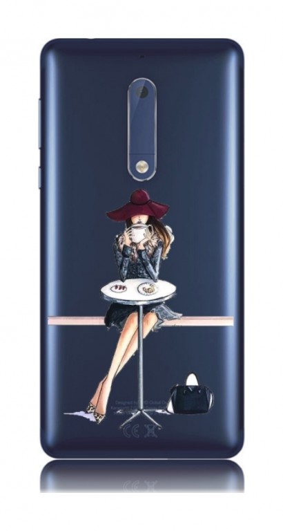 Zadní silikonový kryt na mobil Nokia 5 Lady 6
