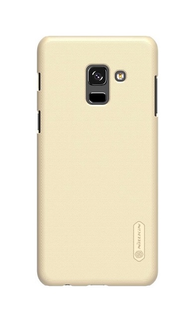 Zadní pevný kryt Nillkin na mobil Samsung A8 Plus 2018 zlatý