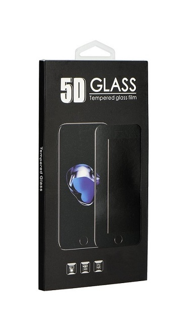Tvrzené sklo BlackGlass na mobil iPhone 6 / 6s Plus 5D bílé
