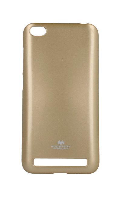 Zadní silikonový kryt Mercury Jelly Case na mobil Xiaomi Redmi 5A zlatý