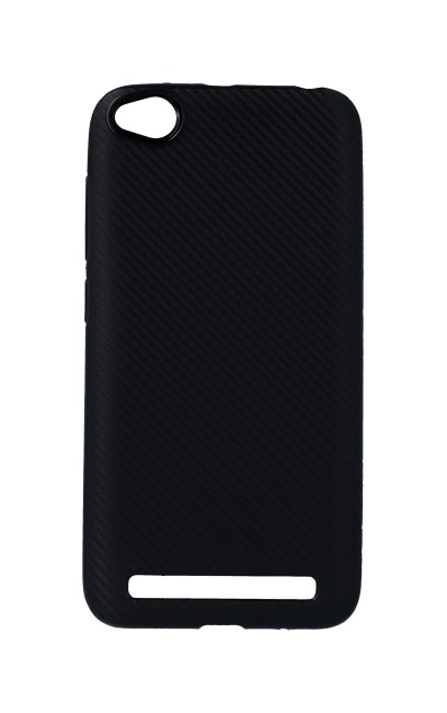 Zadní silikonový kryt na mobil Xiaomi Redmi 5A Carbon černý