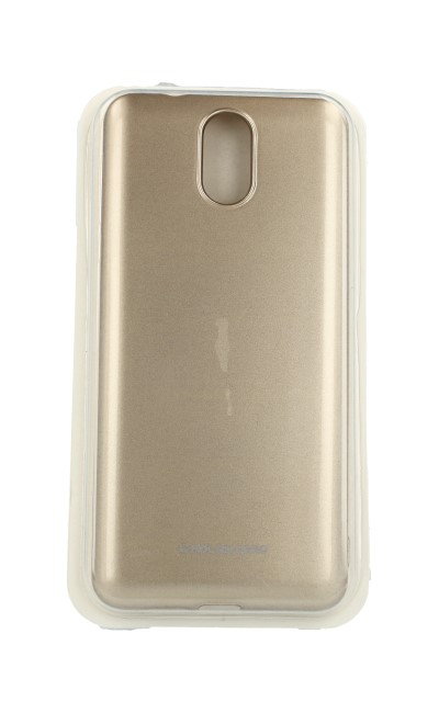 Zadní silikonový kryt Molan Cano Jelly na mobil Nokia 3.1 zlatý