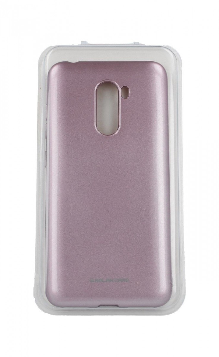 Zadní silikonový kryt Molan Cano Jelly na mobil Xiaomi Pocophone F1 růžový světlý