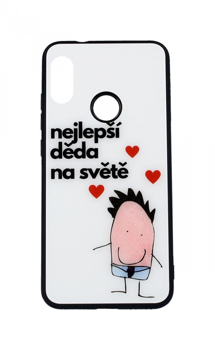 Zadní pevný kryt GLASS na mobil Xiaomi Mi A2 Lite nejlepší děda na světě