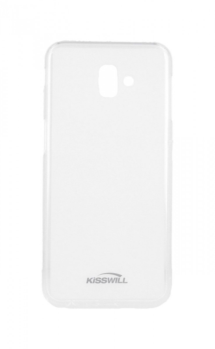 Zadní silikonový kryt KISSWILL na mobil Samsung J6+ světlý