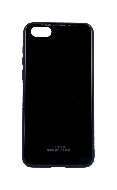 Zadní pevný kryt GLASS na mobil Honor 7S černý
