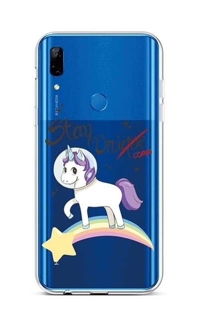 Zadní silikonový kryt na mobil Huawei P Smart Z Stay Unicorn