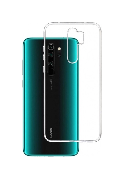 Ultratenký silikonový kryt na mobil Xiaomi Redmi Note 8 Pro 0,5 mm průhledný