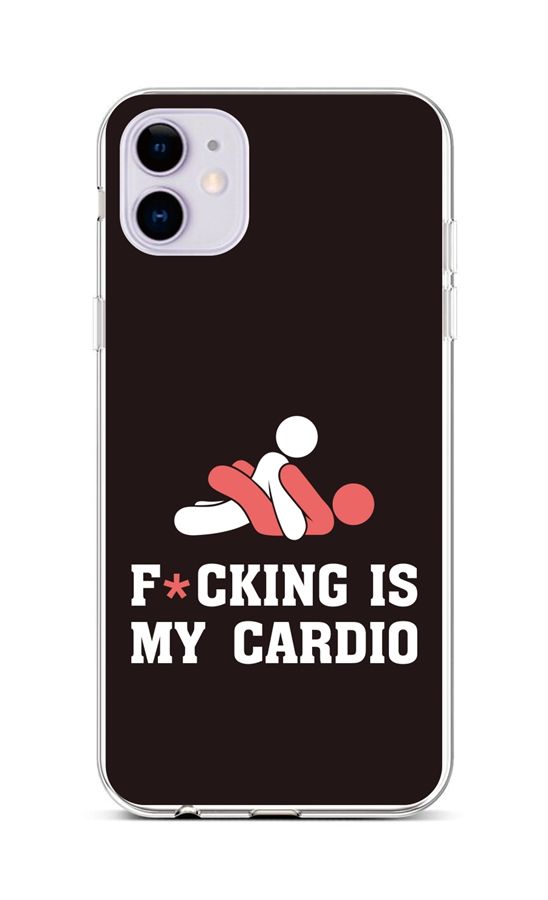 Zadní silikonový kryt na mobil iPhone 11 Cardio