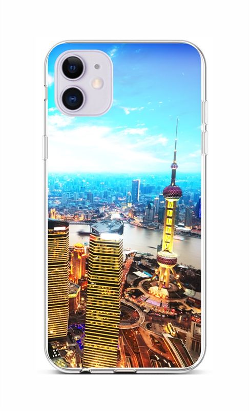 Zadní silikonový kryt na mobil iPhone 11 City