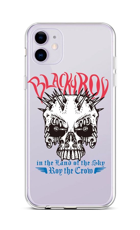 Zadní silikonový kryt na mobil iPhone 11 Black Roy