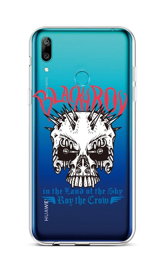 Zadní silikonový kryt na mobil Huawei Y6 2019 Black Roy